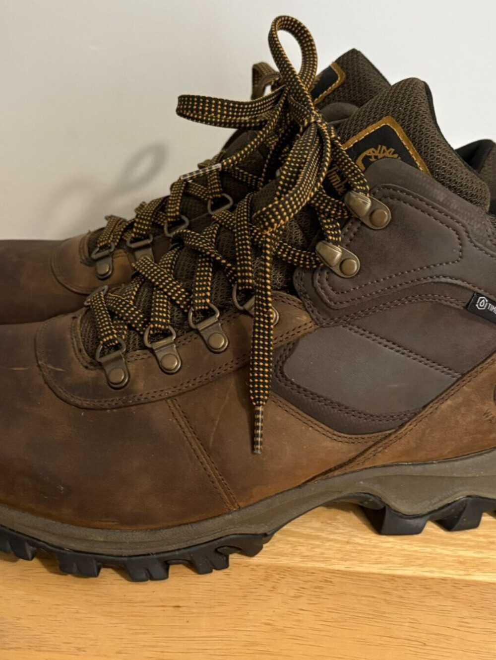 Timberland Mt. Maddsen Mid Hiking Boot Mens Brown Leather Waterproof Size 11